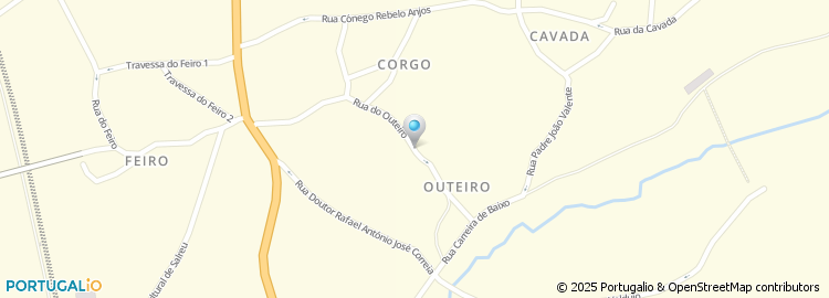 Mapa de Travessa do Outeiro Norte