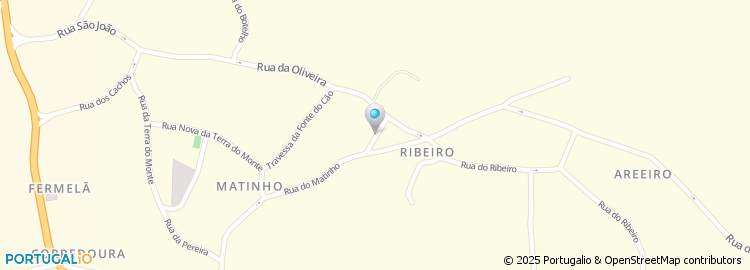 Mapa de Travessa Matinho