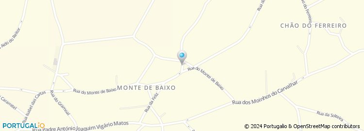 Mapa de Travessa Monte de Baixo