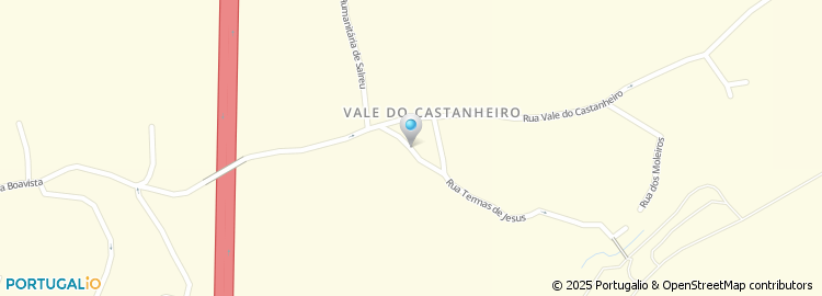 Mapa de Travessa Vale dos Castanheiros