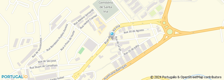 Mapa de Europcar, Aluguer de Automóveis, Vila Real