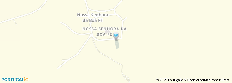 Mapa de Nossa Senhora da Boa Fé