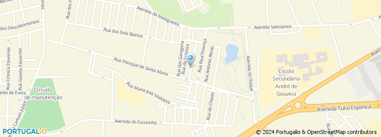 Mapa de Rua Adriano Correia de Oliveira