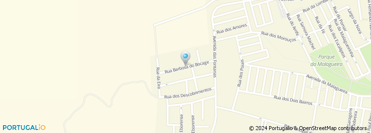 Mapa de Rua Barbosa do Bocage