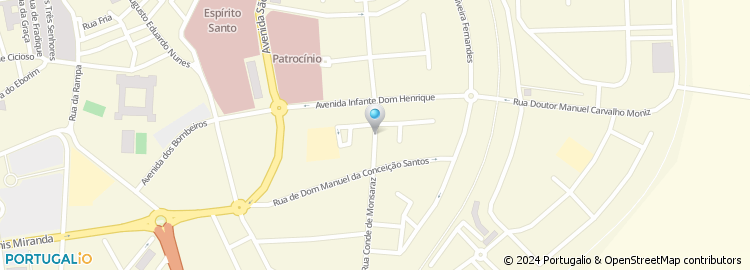 Mapa de Rua Conde de Monsaraz