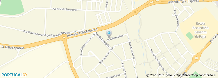 Mapa de Rua Dom Dinis