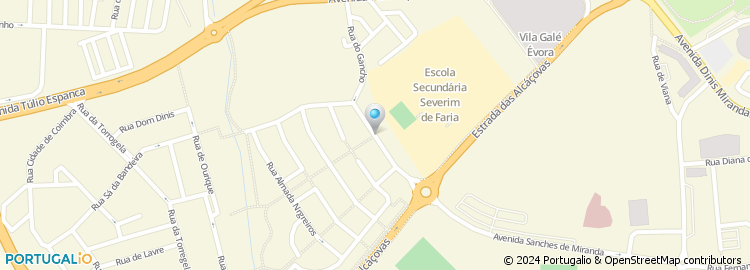 Mapa de Rua Frei José Maria Évora
