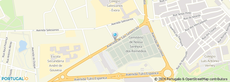 Mapa de Rua Joaquim Bento Chaveiro