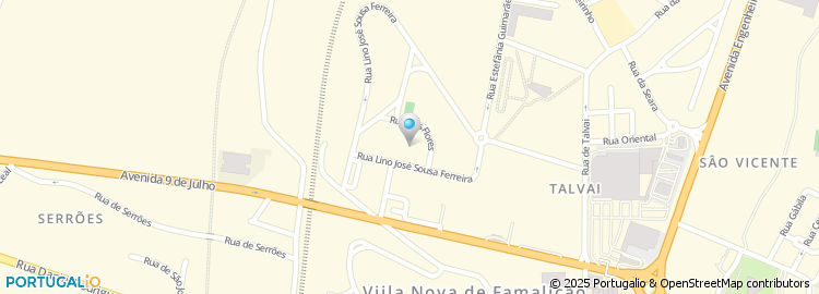 Mapa de EXPLICAÇÕES NOSSO CENTRO - Vila Nova de Famalicão