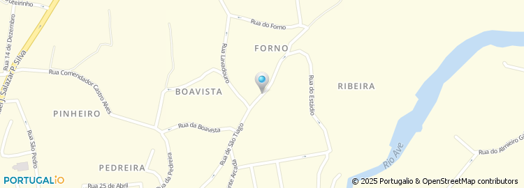 Mapa de Externato Delfim Ferreira