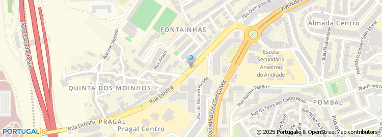 Mapa de Fab. de Gelados Ideal Almadense, Lda