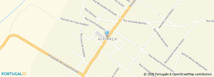 Mapa de Factoragro - Coop. Agricola de Com. do Concelho de Alpiarça, C.R.L