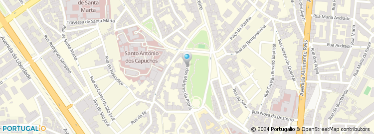 Mapa de Faculdade de Ciencias Medicas da Universidade Nova de Lisboa