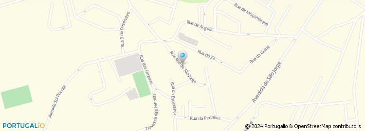 Mapa de Rua Alto de São Jorge