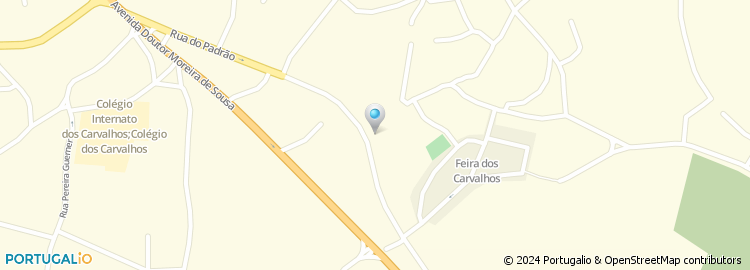 Mapa de Farmácia Central dos Carvalhos, Lda