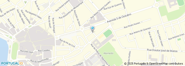 Mapa de Rua da Alameda