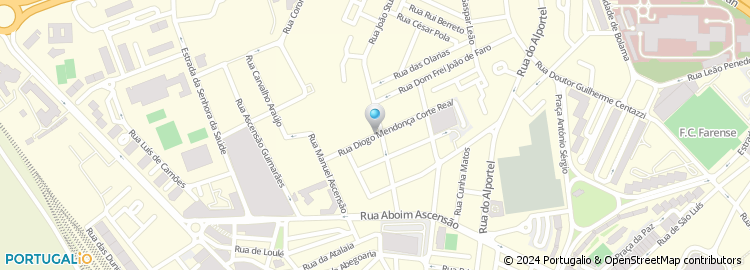 Mapa de Rua Dom Diogo de Mendonça Corte-Real