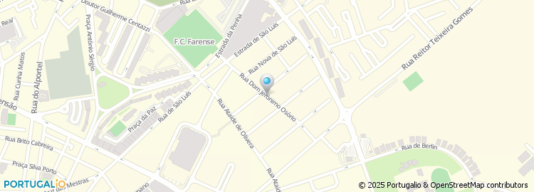 Mapa de Rua Dom Jerónimo Osório