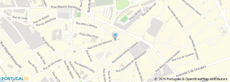 Mapa de Rua Horta Machado