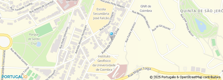 Mapa de FCTUC, Instituto Geofísico