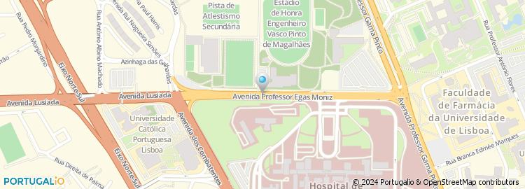 Mapa de Federação Academica do Desporto Universitario - Fadu