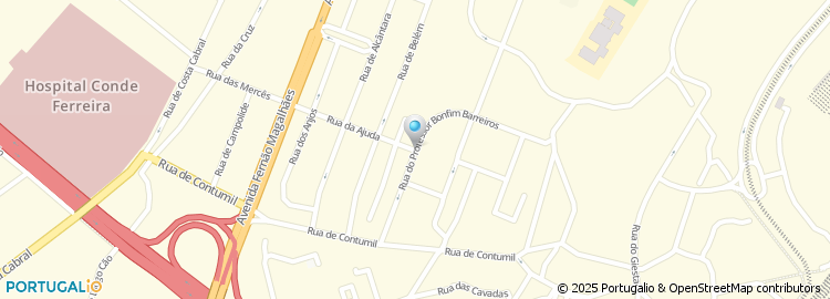 Mapa de Rua de Barreiros