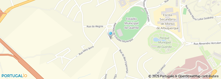 Mapa de Felix & Inacio - Stand de Automóveis da Guarda, Lda