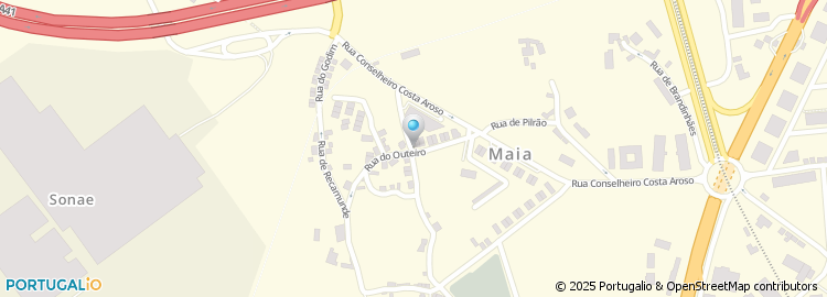 Mapa de Feralmaia - Oficinas de Ferro e Aluminios da Maia S.a