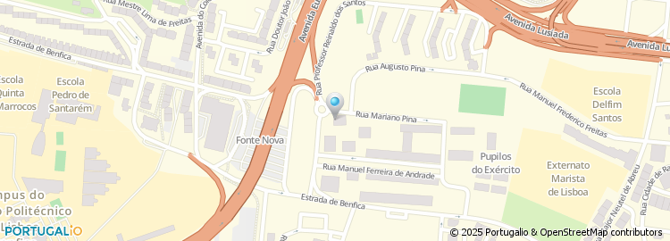 Mapa de Fernandes Prata - Oftalmologia Lda