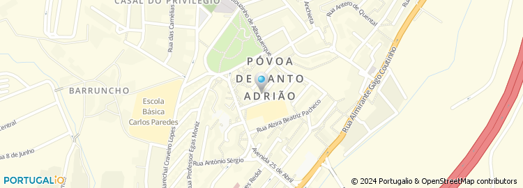 Mapa de Fernando Costa Carvalho