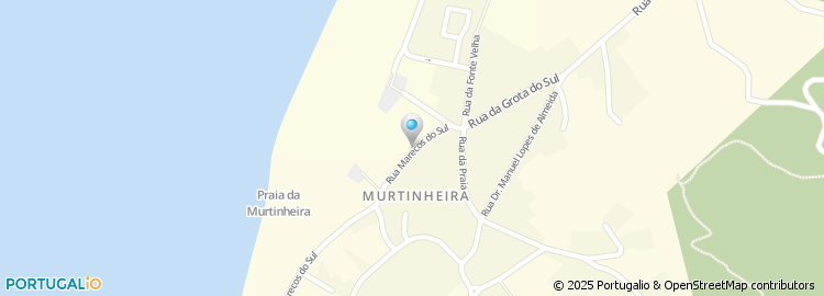 Mapa de Beco Nº 1 da Rua da Praia