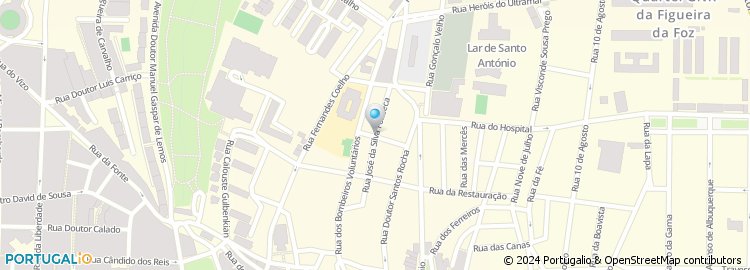 Mapa de Rua do Colégio Academia Figueirense