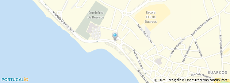 Mapa de Praça do Mar Português