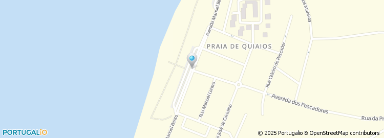 Mapa de Praia de Quiaios