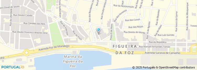 Mapa de Rua da Alfândega