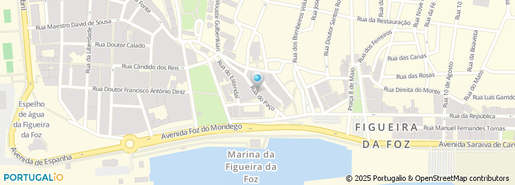 Mapa de Rua do Paço