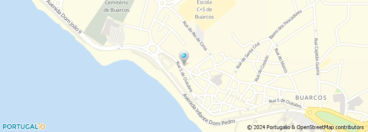 Mapa de Rua do Rio de Baixo