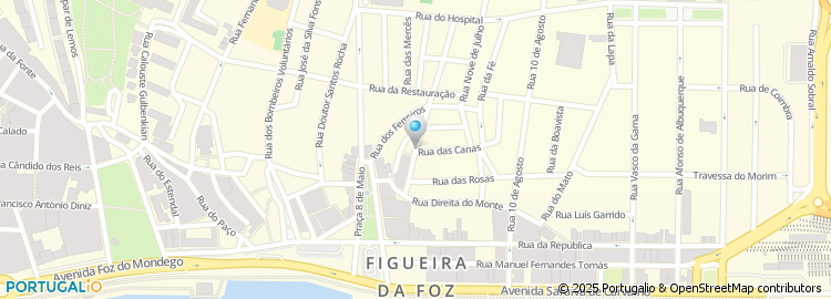 Mapa de Rua dos Cravos