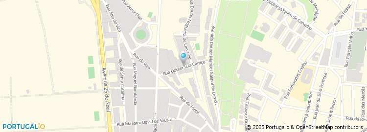 Mapa de Rua Doutor Luís Carriço