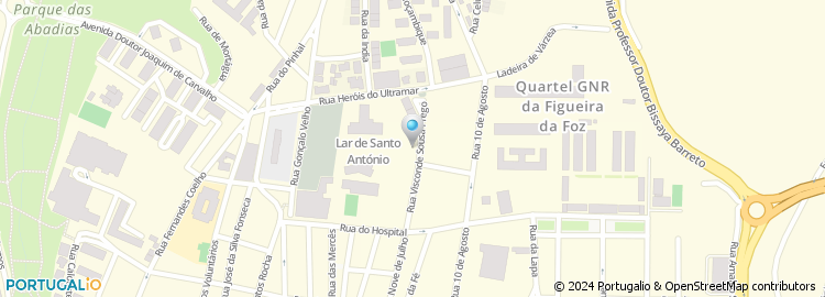 Mapa de Rua Visconde Sousa Prego