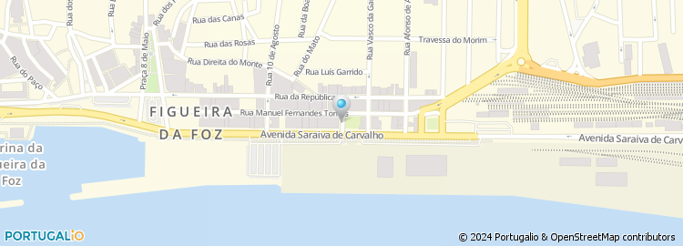 Mapa de Travessa Rua Manuel Fernandes Tomaz