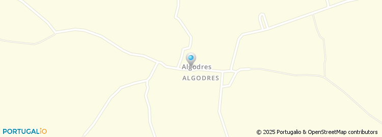 Mapa de Algodres