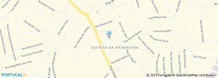 Mapa de Filipe & Rosária Ribeiro - Transportes de Passageiros, Lda