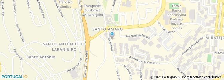 Mapa de Filipe & Santos, Lda