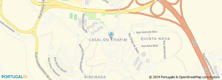 Mapa de Florista Centro Comércio do Chapim