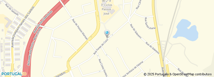 Mapa de Fonte do Cuco