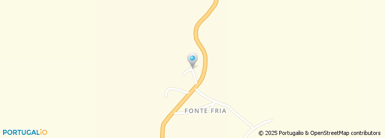 Mapa de Fonte Fria - Transportes Nacionais e Internacionais, Lda