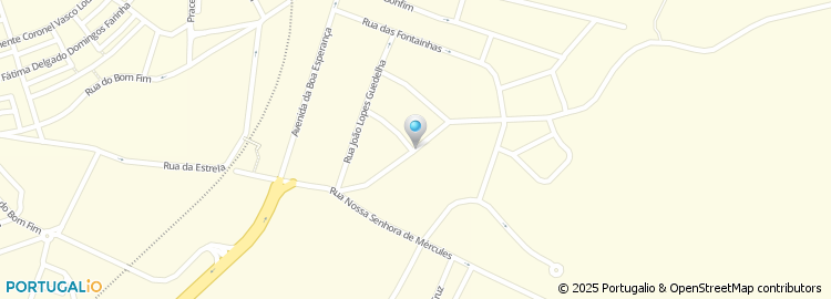 Mapa de Fonte Sta de S. Luis - Alojamento, Spa e Cultura, Unipessoal Lda
