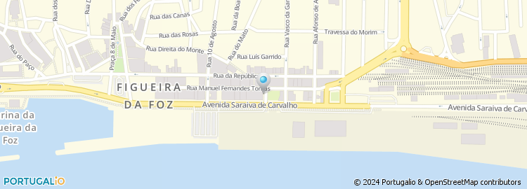 Mapa de Foztrafego - Agência Maritima da Figueira, Lda
