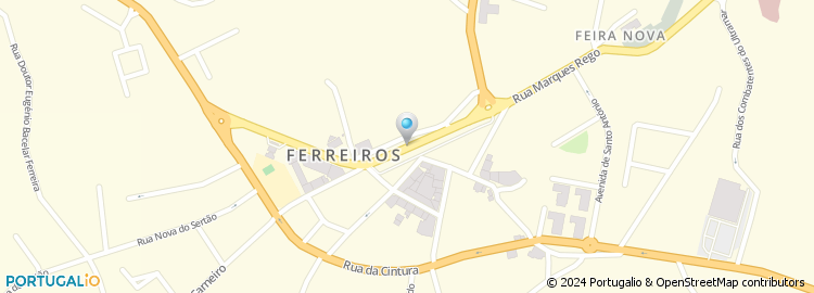 Mapa de Francisco A Azevedo Silva - Consultor Financeiro, Unip., Lda